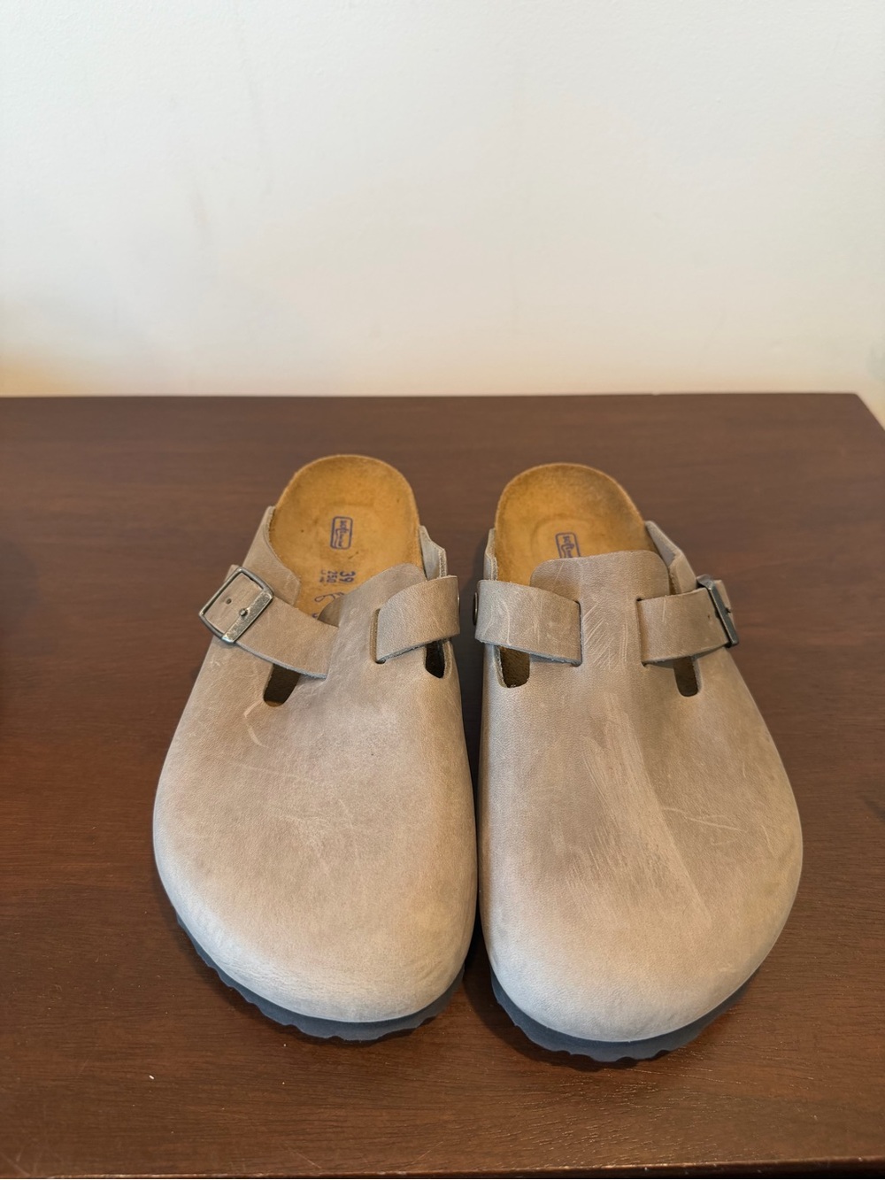 Birkenstock Boston Clogs Leather Size 39 - Picture 11 of 14